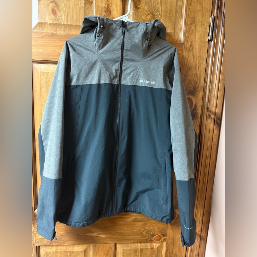 Columbia Gray and Black Hooded Jacket